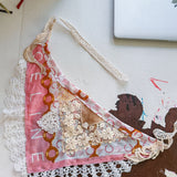 Sustainable Boho Repurposed Vintage Bandana Head Scarf