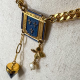 Repurposed Vintage Paris Gemstone Necklace