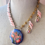Asymmetrical Whimsical Handmade Statement Necklace