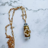 Repurposed Spent Bullet Casing Gold Necklace