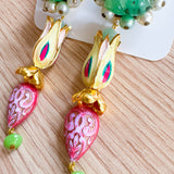 Alice’s Garden Party Repurposed Vintage Earrings