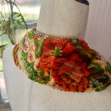 Removable Cherub Floral Collar Necklace
