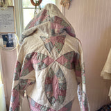 Heirloom Patchwork Quilt Coat | Double Wedding Ring Quilt Jacket