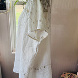 Embroidered Boho Cap Sleeve Blouse