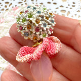Floral  Whimsical Dangle Earrings