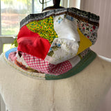 ‘60’s Fabric Patchwork Snap Front Scarf