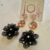 Romantic Floral Dangle Earrings