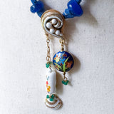 OOAK Boho Bandana Charm Necklace
