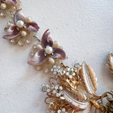 Whimsical Antique Cameo Statement Necklace