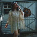 Romantic Vintage Lace Tunic Cover Up | Sustainable Slow Fashion Tunic
