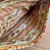 Floral Tapestry Clutch Handbag | Up-cycled Vintage Fabric Purse