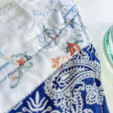 Western Boho Repurposed Shabby Chic Vintage Bandana Head Scarf