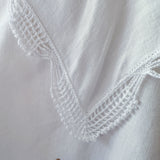 Embroidered Capelet | White Floral Shrug