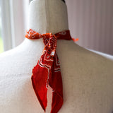OOAK Boho Bandana Charm Necklace