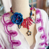 Summer in the City Repurposed Vintage Necklace no2