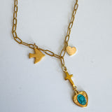 Unending Love Repurposed Vintage Necklace