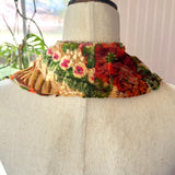 Removable Cherub Floral Collar Necklace