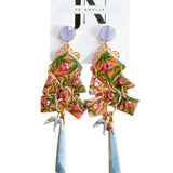 Palm Beach Repurposed Vintage Earrings