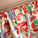 Apple Blossom Vintage Fabric Midi Skirt