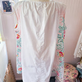 Floral Tank Dress, Up-cycled Tablecloth A-Line Dress