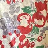 Apple Blossom Vintage Fabric Midi Skirt