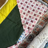 ‘60’s Fabric Patchwork Snap Front Scarf