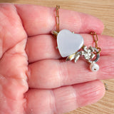 Whimsical Layering Necklace, Handmade Sentimental Jewelry