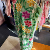 Boho Floral Chenille Kimono Duster
