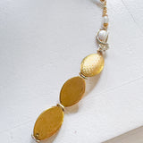 OOAK Bolo Rosebud Charm Necklace