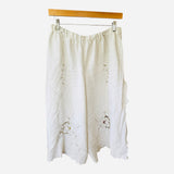 Side split Linen Capri Pants| Lounge Pants