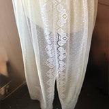 Whimsical Lace Skirt | Lace Maxi Skirt | One of a Kind Vintage Lace Skirt | Upcycled Cottagecore Boho Clothing