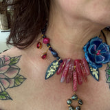 Summer in the City Repurposed Vintage Necklace no2