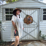 Romantic Vintage Lace Tunic Cover Up | Sustainable Slow Fashion Tunic