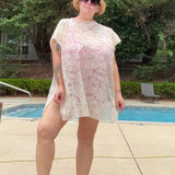 Romantic Vintage Lace Tunic Cover Up | Sustainable Slow Fashion Tunic