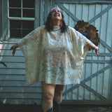Romantic Vintage Lace Tunic Cover Up | Sustainable Slow Fashion Tunic
