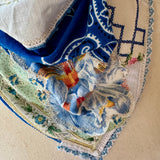 One of a Kind Vintage Patchwork Bandana Scarf | Shabby Chic Head Scarf | Upcycled Boho Neckerchief