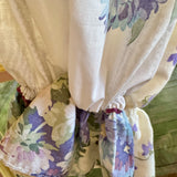 Boho Floral Cropped Bloomers, Lounge Pants