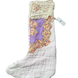 Repurposed Vintage Quilt Patchwork Stocking