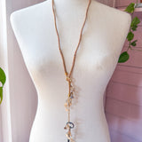 Whimsical Skeleton Key Lariat Necklace
