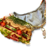Removable Floral Tapestry Collar Necklace