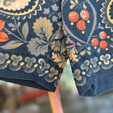 Handmade Floral Mid Rise Shorts