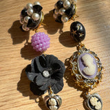 Romantic Asymmetrical Dangle Earrings