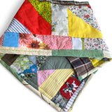 ‘60’s Fabric Patchwork Snap Front Scarf