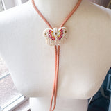 OOAK Bolo Butterfly Charm Necklace