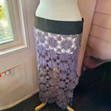 Handmade Crochet Skirt| Festival Midi Skirt| Boho Layering Skirt| Plus Size