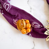 OOAK Boho Bandana Charm Necklace