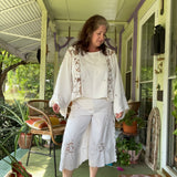 Embroidered Boho Long Sleeve Blouse