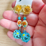 Arboretum Repurposed Vintage Earrings no2