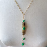 Repurposed Spent Bullet Casing Gold Necklace