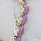 Colorful Eclectic Gemstone Bow Locket Necklace